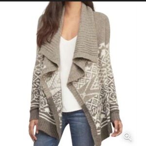 ABERCROMBIE & FITCH Patterned Blanket Cardigan Sz XXS